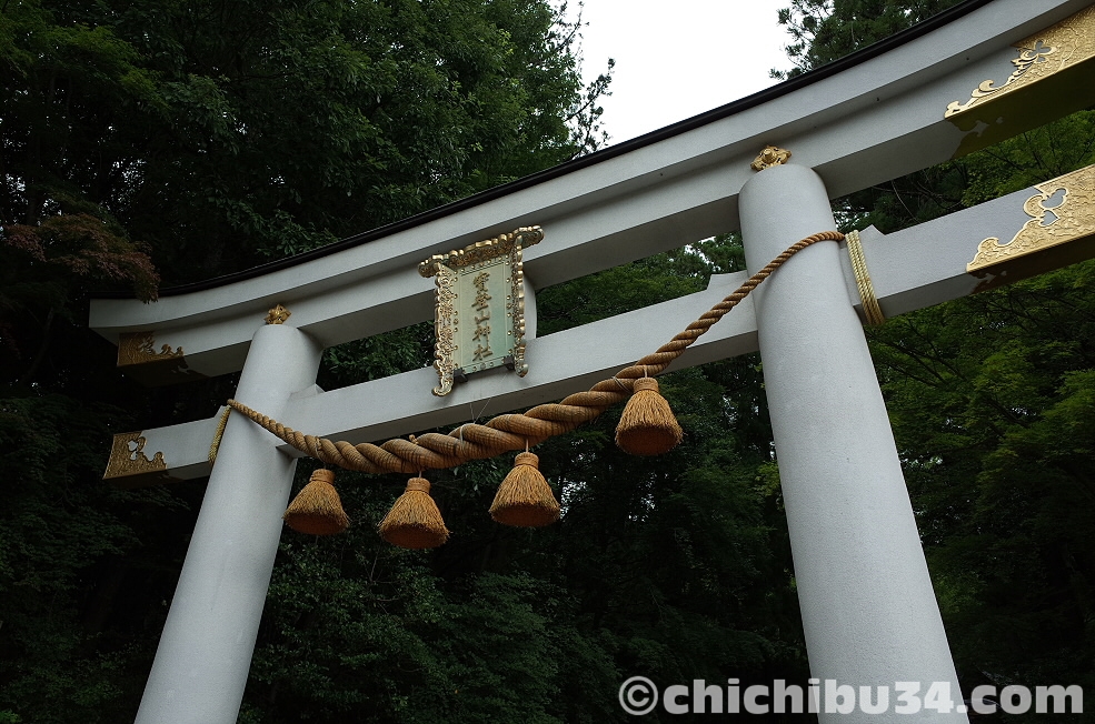 宝登山神社参拝の日鳥居