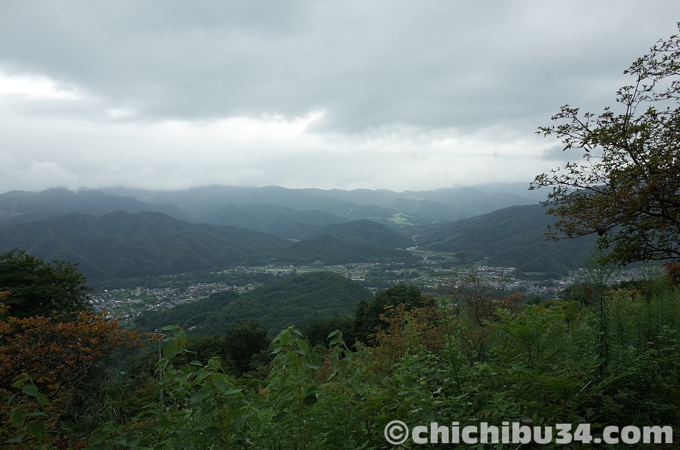 宝登山神社参拝の日奥宮からの風景