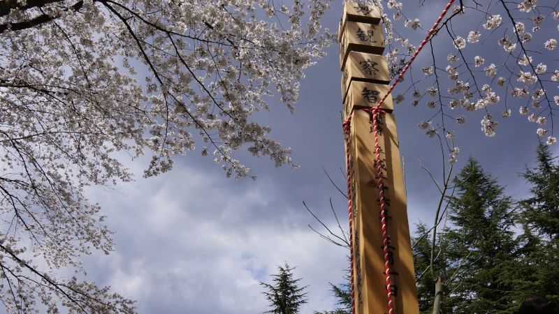 秩父札所第十一番常楽寺卒塔婆の画像