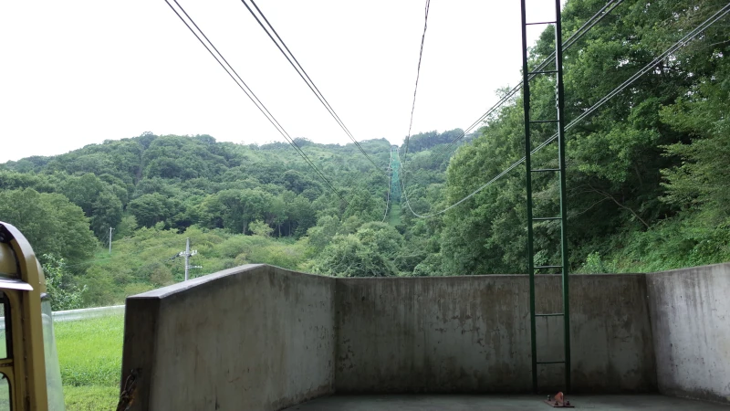 宝登山神社参拝の日ロープウエイ上りの画像