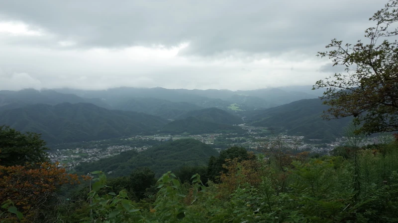 宝登山神社参拝の日奥宮からの風景の画像